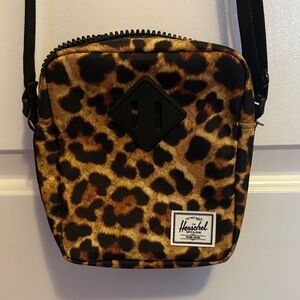Herschel Supply Company Leopard Print Crossbody Bag